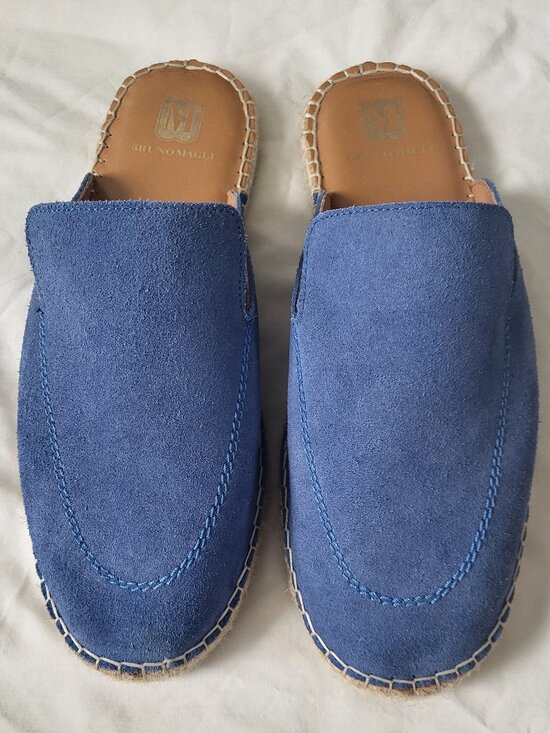 Bruno Magli Estrada Suede Espadrille Mule Men 11M Preppy Luxury Bohemian Classic main image 8